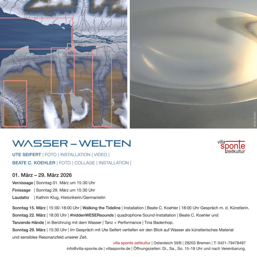 Ausstellung Wasserwelten2026, Villa Sponte
